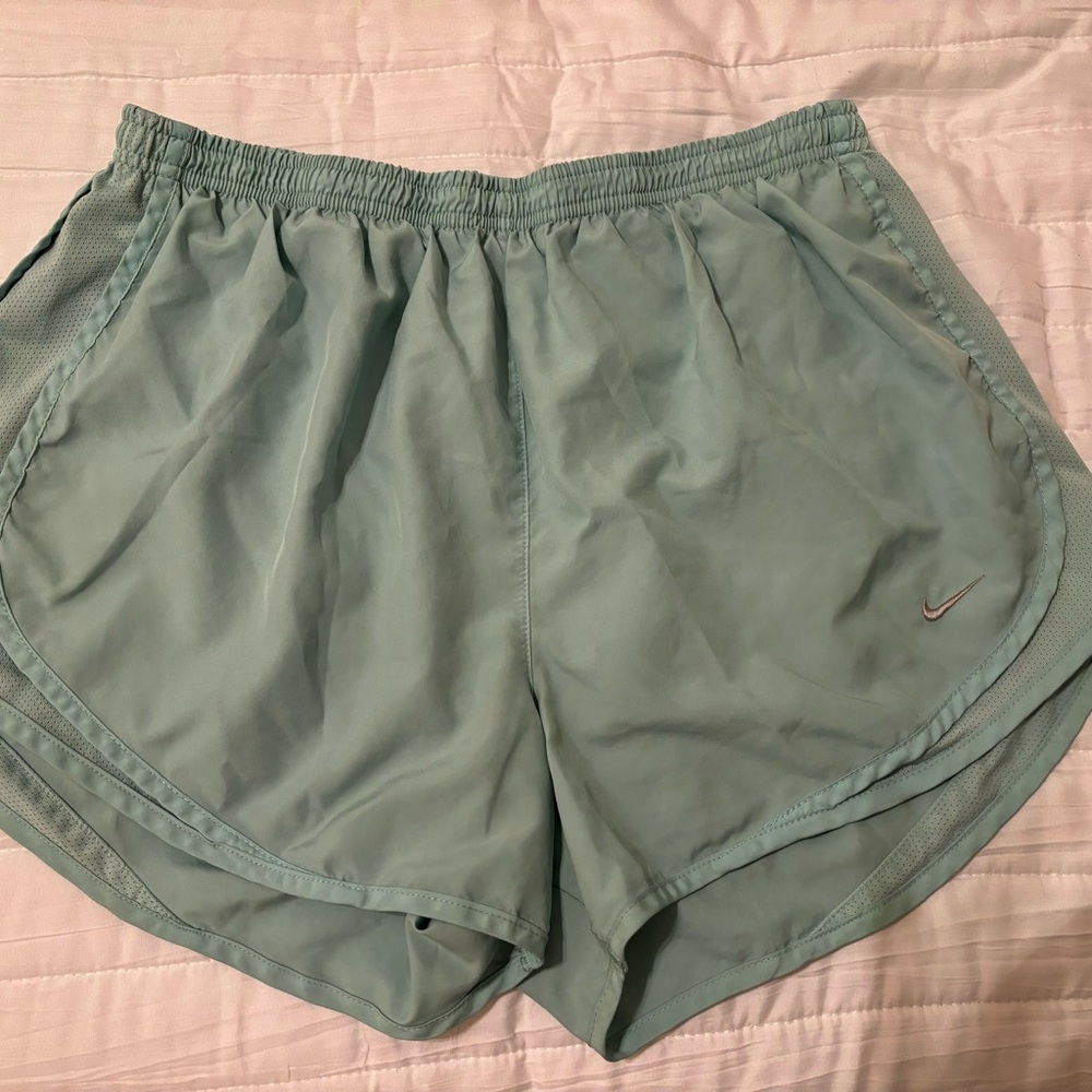 Nike Women's Mint Green Athletic Shorts